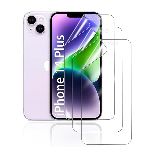 HonJenSeoa Hydrogel Displayschutzfolie für iPhone 14 Plus, 3 Stück TPU Hydrogel Folie Schutzfolie, FaceID kompatibe, Kratzfest Keine Blasen Hochempfindliche HonJenSeoa Hydrogel Displayschutzfolie für iPhone 14 Plus, 3 Stück TPU Hydrogel Folie Schutzfolie, FaceID kompatibe, Kratzfest Keine Blasen Hochempfindliche von HonJenSeoa