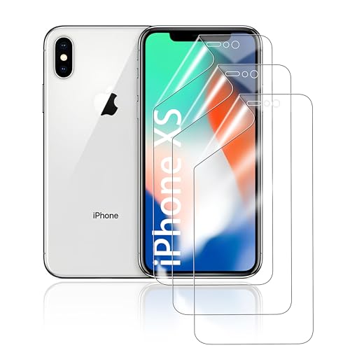 HonJenSeoa Hydrogel Displayschutzfolie für iPhone XS, 3 Stück TPU Hydrogel Folie Schutzfolie, FaceID kompatibe, Kratzfest Keine Blasen Hochempfindliche HonJenSeoa Hydrogel Displayschutzfolie für iPhone XS, 3 Stück TPU Hydrogel Folie Schutzfolie, FaceID kompatibe, Kratzfest Keine Blasen Hochempfindliche von HonJenSeoa