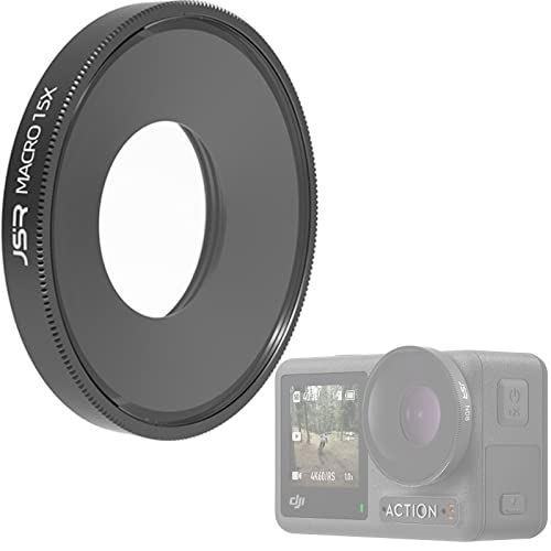 Honbobo 15X Macro Lens Makroobjektiv kompatibel mit DJI Osmo Action 3 von Honbobo