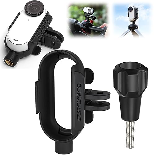 Honbobo Adapter Halterung Mount kompatibel mit Insta360 GO 3 Schnellspanner Zubehör GO 3 Kamerarahmenhalterung Dual Position Adapter Thermorahmen von Honbobo