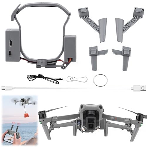 Honbobo Air 3 Drohne Airdrop System kompatibel mit DJI Air 3 Landegestell Schnellspanner Werfer Drohnen Zubehör von Honbobo