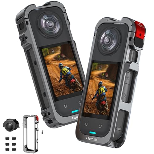 Honbobo Metallrahmen für Insta360 X5, Schutzkäfig-Objektivdeckel-Erweiterung, feste Halterung, horizontales Schießen, Zubehör für Insta360 X5 Honbobo Metallrahmen für Insta360 X5, Schutzkäfig-Objektivdeckel-Erweiterung, feste Halterung, horizontales Schießen, Zubehör für Insta360 X5 von Honbobo