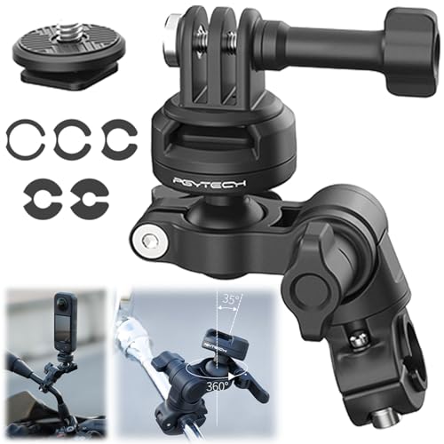 Honbobo Motorrad Mount für GoPro 13/DJI Osmo Action 5 Pro/DJI Osmo Pocket 3/Insta360 X5/Insta360 GO 3S/Insta360 X4/X3/GoPro 12 11/DJI Osmo Action 4 3 Rückspiegel Halterung Schnellspanner Adapter Honbobo Motorrad Mount für GoPro 13/DJI Osmo Action 5 Pro/DJI Osmo Pocket 3/Insta360 X5/Insta360 GO 3S/Insta360 X4/X3/GoPro 12 11/DJI Osmo Action 4 3 Rückspiegel Halterung Schnellspanner Adapter von Honbobo