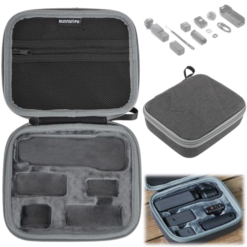 Honbobo Osmo Pocket 3 Tasche Case kompatibel mit DJI Osmo Pocket 3 Tragetasche Schutz Tasche Zubehör kompatibel mit DJI Pocket 3 Standard/Creator Combo (Creator Combo Case) von Honbobo