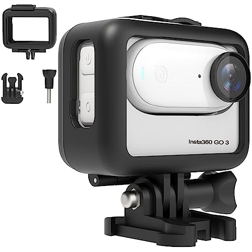 Honbobo Schutzrahmen Schutzhalterung Adapter für Insta360 GO 3S/Insta360 GO 3 Daumenkamera Action Pod von Honbobo