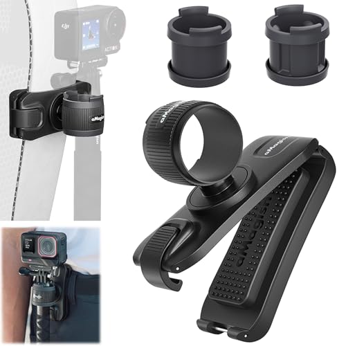 Honbobo Selfie-Stick Halterung Rucksack Clip für GoPro Hero 13 Black, DJI Osmo Pocket 3, DJI Osmo Action 5 Pro, Insta360 X5, Zubehör für GoPro/Insta360/DJI-Kamera Honbobo Selfie-Stick Halterung Rucksack Clip für GoPro Hero 13 Black, DJI Osmo Pocket 3, DJI Osmo Action 5 Pro, Insta360 X5, Zubehör für GoPro/Insta360/DJI-Kamera von Honbobo