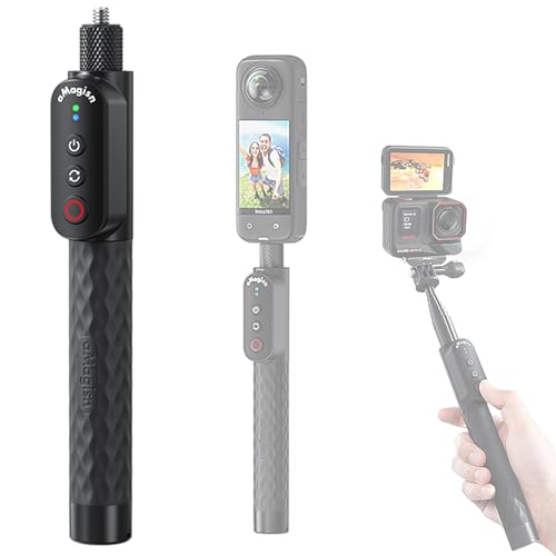 Honbobo Selfie-Stick für GoPro Hero 13 Black, Insta360 Ace Pro, Insta360 X4, Fernbedienung Stick für GoPro/Insta360/Android/iOS-Telefon, 1M/5.1 Bluetooth/10M Wasserdicht/96h (1/4 Interface) von Honbobo