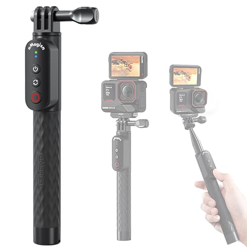 Honbobo Selfie-Stick für GoPro Hero 13 Black, Insta360 Ace Pro, Insta360 X4, Fernbedienung Stick für GoPro/Insta360/Android/iOS-Telefon, 1M/5.1 Bluetooth/10M Wasserdicht/96h (Three-Claw Interface) von Honbobo