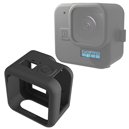 Honbobo Silikonhülle Schutzhülle Zubehör kompatibel mit GoPro Hero 11 Black Mini (schwarz) von Honbobo