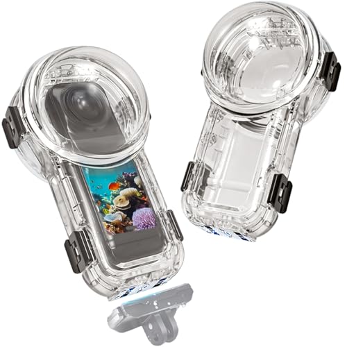 Honbobo Tauchgehäuse für Insta360 X5, Unsichtbar 60M Wasserdicht Gehäuse, Magnetisch Schnellverschluss Gehäuse Schutzhülle für Insta360 X5 Honbobo Tauchgehäuse für Insta360 X5, Unsichtbar 60M Wasserdicht Gehäuse, Magnetisch Schnellverschluss Gehäuse Schutzhülle für Insta360 X5 von Honbobo
