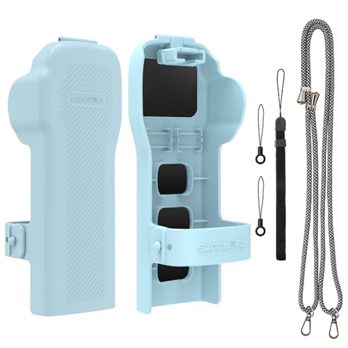 Honbobo Verbesserte Schutzhülle für DJI Osmo Pocket 3, Zubehör für DJI Osmo Pocket 3, Speicherfilter/SD-Karte (Blau) von Honbobo