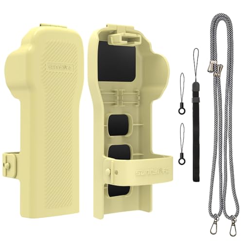 Honbobo Verbesserte Schutzhülle für DJI Osmo Pocket 3, Zubehör für DJI Osmo Pocket 3, Speicherfilter/SD-Karte (Gelb) von Honbobo