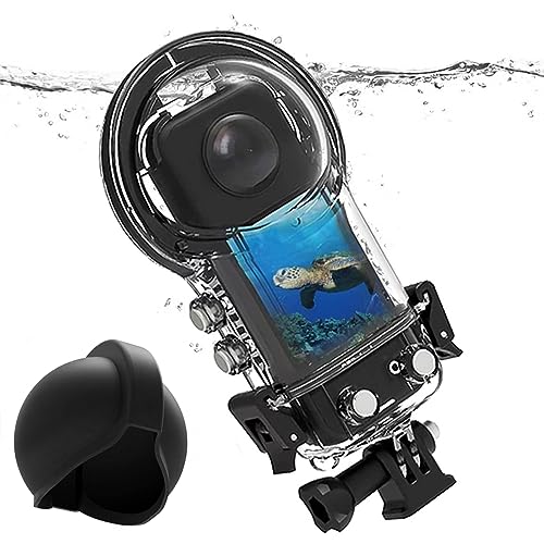 Honbobo Wasserdichtes Gehäuse kompatibel mit Insta360 X3, 50M Unterwasser Tauchkoffer Hülle kompatibel mit Insta360 X3 von Honbobo