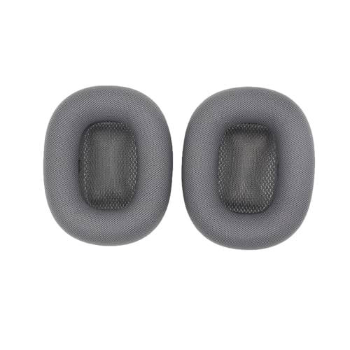 HoneTeek Ersatz-Ohrpolster für AirPods Max kabellose Over-Ear-Kopfhörer, schützende Ohrpolster mit Netzstoff-Memory-Schaum und Magnet, Space Grey, schweißfest, Reparaturteil von HoneTeek