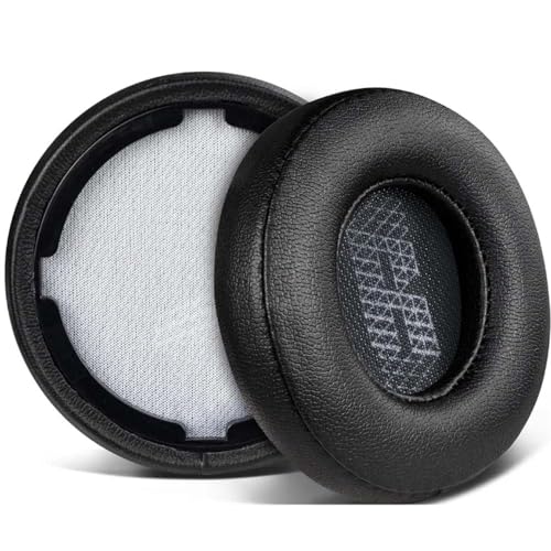 HoneTeek Ersatz-Ohrpolster für JBL Live 400BT/Live 460NC, kabellose On-Ear-Kopfhörer, Ohrpolster mit hochdichtem Geräuschunterdrückungsschaum, weiches Leder, Schwarz von HoneTeek