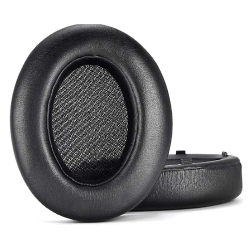 HoneTeek Ersatz-Ohrpolster für Sony WH-XB910N WHXB910N Wireless Bluetooth Extra Bass Noise Cancelling Kopfhörer und weicher Protein-Leder Memory Foam Ohrpolster Kopfbandabdeckung Teile (schwarz) von HoneTeek