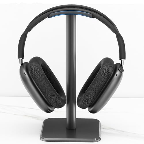 HoneTeek Kopfhörer-Ständer, universeller Headset-Ständer für Schreibtisch, Kopfhörer-Halter mit Aluminium-Unterstützung, Kopfhörer-Halter für AirPods Max, Sony, Bose (schwarz) HoneTeek Kopfhörer-Ständer, universeller Headset-Ständer für Schreibtisch, Kopfhörer-Halter mit Aluminium-Unterstützung, Kopfhörer-Halter für AirPods Max, Sony, Bose (schwarz) von HoneTeek