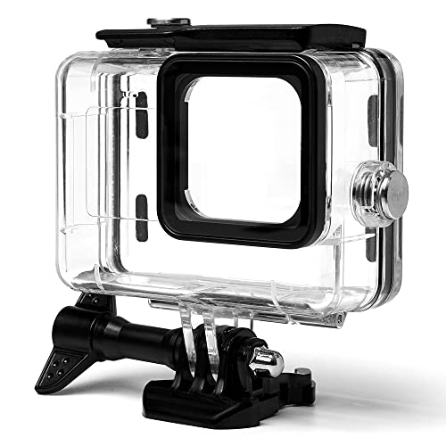 Wasserdichtes Unterwassergehäuse für GoPro Hero 12 11 10 9, Schwarz, Schutzhülle mit Halterung für Go Pro 11 Schwarz 10 9, 40 m von HoneTeek