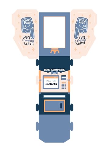 Honeyplum Vatertagskarte – Ticketschalen-Design von Honeyplum
