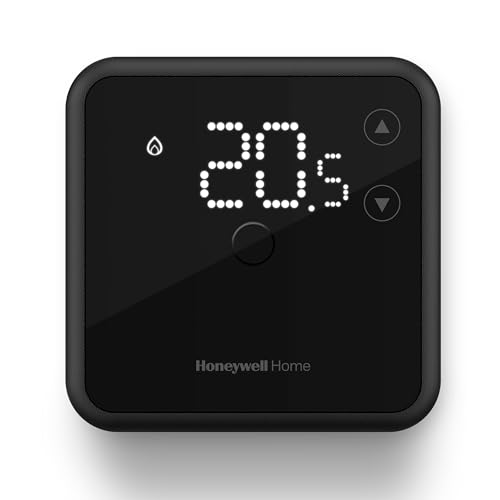 Honeywell Home Raumthermostat, leicht ablesbares, energieeffizientes Display auf LED-Basis, kabellos, schwarz Honeywell Home Raumthermostat, leicht ablesbares, energieeffizientes Display auf LED-Basis, kabellos, schwarz von Honeywell