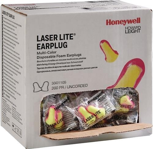 Honeywell Howard Leight Gehörschutzstöpsel Laser Lite EN 352-2 SNR 35 dB 200 von Honeywell Howard Leight