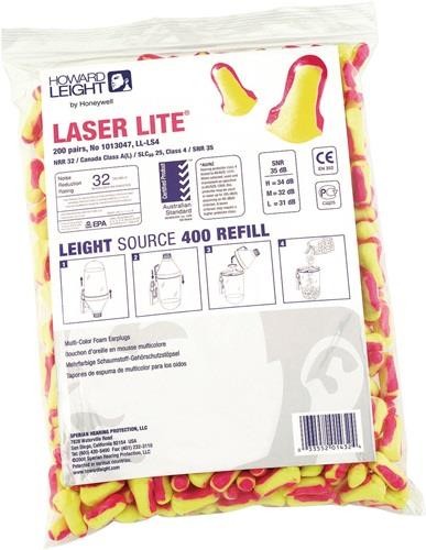 Honeywell Howard Leight Gehörschutzstöpsel Laser Lite EN 352-2 SNR 35 dB von Honeywell Howard Leight