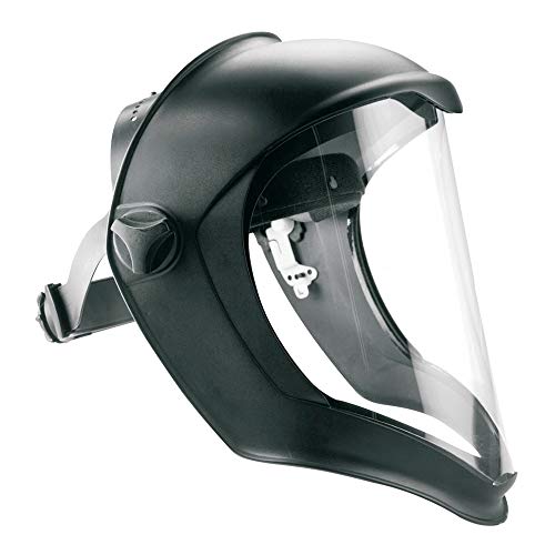 Honeywell 1011624 Bionischer Gesichtsschutz mit kratzfester/Fogban-beschichteter transparenter Polycarbonat-Linse, dielektrisches Design, bequeme Passform mit Brille und Atemschutzmaske (1 Stück) Honeywell 1011624 Bionischer Gesichtsschutz mit kratzfester/Fogban-beschichteter transparenter Polycarbonat-Linse, dielektrisches Design, bequeme Passform mit Brille und Atemschutzmaske (1 Stück) von Honeywell