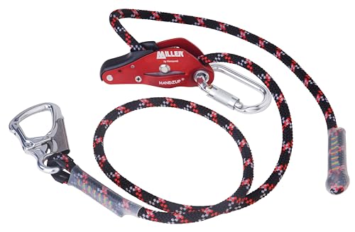 MILLER by Honeywell 1032101 Handzup Fallschutz-Set, 3 m, mit Twistlock und Karabinerhaken von MILLER
