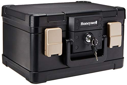Honeywell 1102G Wasserdichter feuerfester Dokumentenkassette, 4 L, 30 Minuten Schutz mit Tragegriff von Honeywell