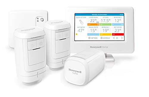 Honeywell Home Evohome THR99C3013 Intelligentes Thermostat-Set mit Relais-Modul, energiesparend, silberfarben, Weiß Honeywell Home Evohome THR99C3013 Intelligentes Thermostat-Set mit Relais-Modul, energiesparend, silberfarben, Weiß von Honeywell Home
