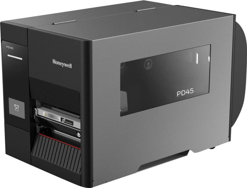 Honeywell PD45 - Etikettendrucker - Thermodirekt / Thermotransfer - Rolle (11,4 cm) - 300 dpi - bis zu 200 mm/Sek. - USB 2.0, LAN, seriell, USB 2.0-Host - Rückspulgerät (PD4500B0030000300) von Honeywell