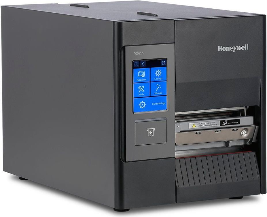 Honeywell PD45S0C - Etikettendrucker - Thermodirekt / Thermotransfer - Rolle (11,4 cm) - 300 dpi - bis zu 200 mm/Sek. - USB 2.0, LAN, seriell, USB 2.0-Host - Rückspulgerät von Honeywell