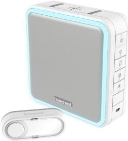 Honeywell Serie9 Funk-Gong-Set Repeaterfunktion LED Lichtring weiß Funk-Reichweite von bis zu 200 m mit Repeaterfunktion - Auswahl von 8 Melodien - Maximale Lautstärke von 90 dB, Hörbereich bis zu 100 m - Schlaf-/Stummmodus - Optionaler Netzanschluss über Mikro-USB (DC915S) Honeywell Serie9 Funk-Gong-Set Repeaterfunktion LED Lichtring weiß Funk-Reichweite von bis zu 200 m mit Repeaterfunktion - Auswahl von 8 Melodien - Maximale Lautstärke von 90 dB, Hörbereich bis zu 100 m - Schlaf-/Stummmodus - Optionaler Netzanschluss über Mikro-USB (DC915S) von Honeywell