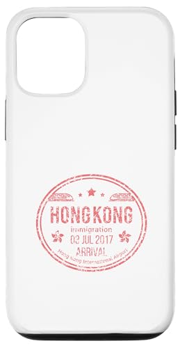 Hongkong Ankunft Stempel Reise Asien China Retro Vintage Hülle für iPhone 12/12 Pro von Hong Kong Goods