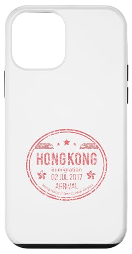 Hongkong Ankunft Stempel Reise Asien China Retro Vintage Hülle für iPhone 12 mini von Hong Kong Goods