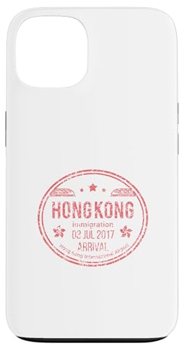 Hongkong Ankunft Stempel Reise Asien China Retro Vintage Hülle für iPhone 13 von Hong Kong Goods