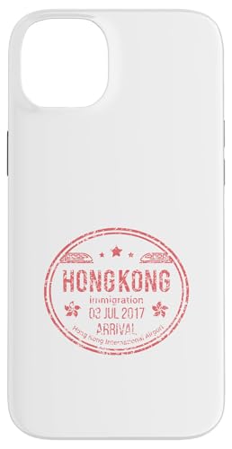 Hongkong Ankunft Stempel Reise Asien China Retro Vintage Hülle für iPhone 14 Plus von Hong Kong Goods