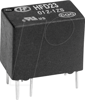 HFD23-005-1ZS - Signal-Relais subminiatur, 5 V DC, 2 A, 1 Wechsler von Hongfa