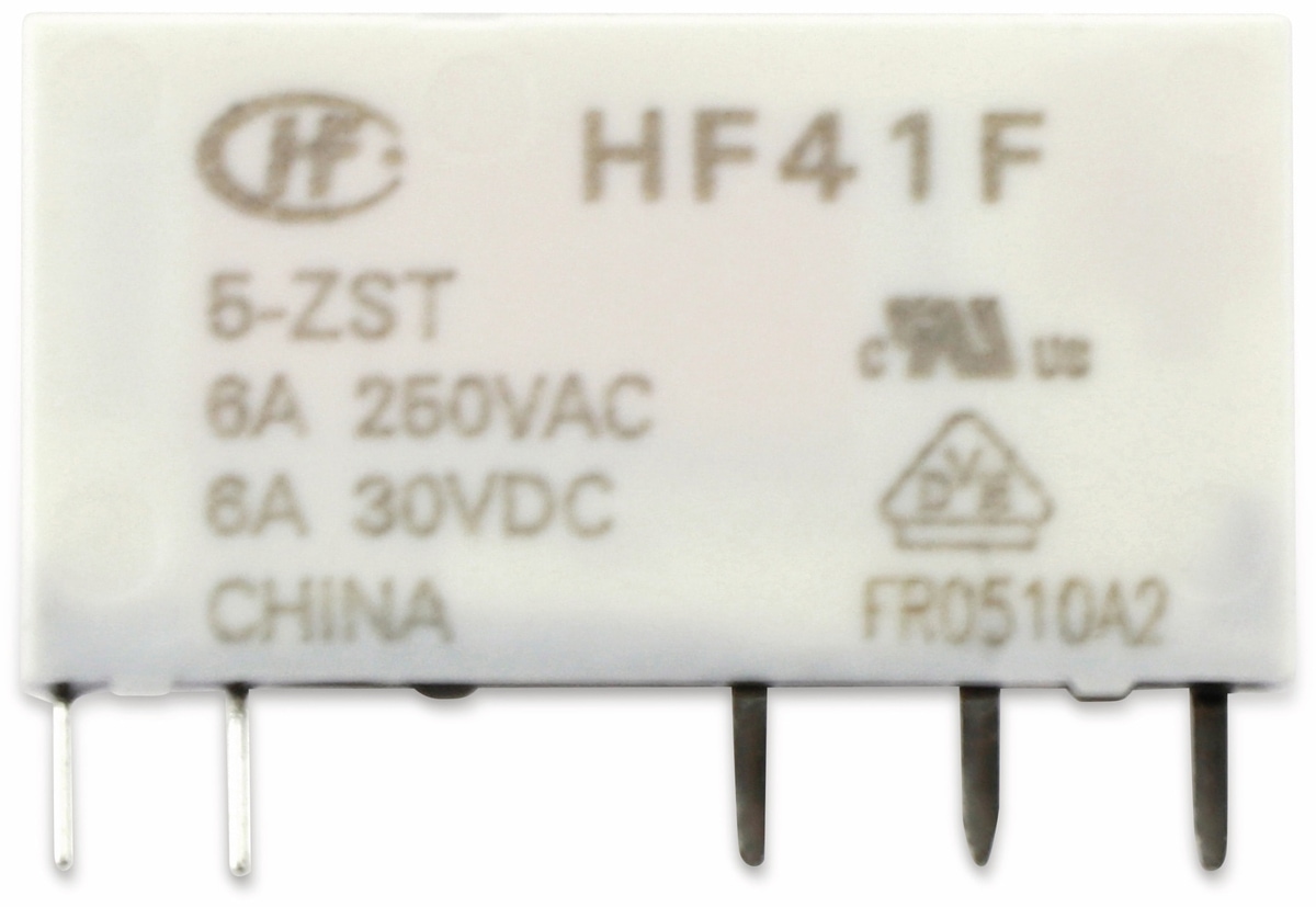 HONGFA Printrelais HF41F/005-ZST von Hongfa
