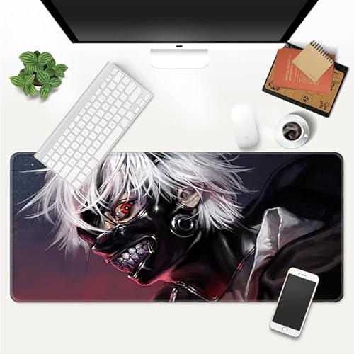 Anime-inspiriertes großes Gaming-Mauspad, schwarz-weißes Dongjing (15) von Hongfuzhih