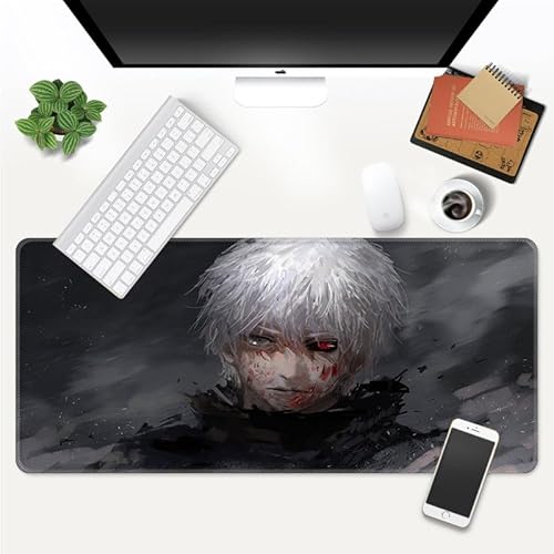 Anime-inspiriertes großes Gaming-Mauspad, schwarz-weißes Dongjing (5) von Hongfuzhih