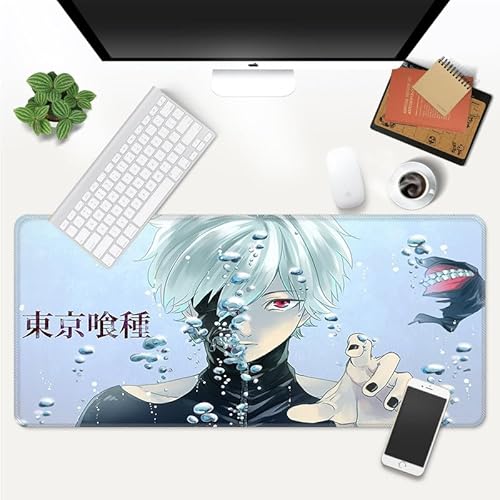 Anime-inspiriertes großes Gaming-Mauspad, schwarz-weißes Dongjing (7) von Hongfuzhih