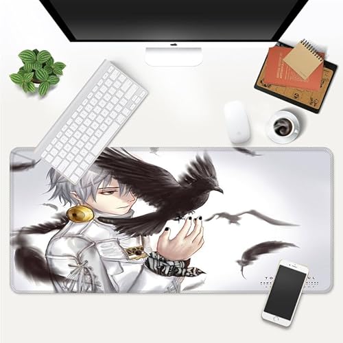 Anime-inspiriertes großes Gaming-Mauspad, schwarz-weißes Dongjing (8) von Hongfuzhih