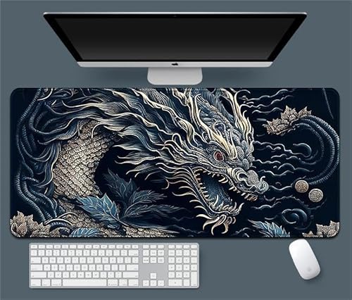 Großes Gaming-Mauspad, 90 x 40 cm, buntes Drachen- und Monster-Design, 10 Stück Großes Gaming-Mauspad, 90 x 40 cm, buntes Drachen- und Monster-Design, 10 Stück von Hongfuzhih