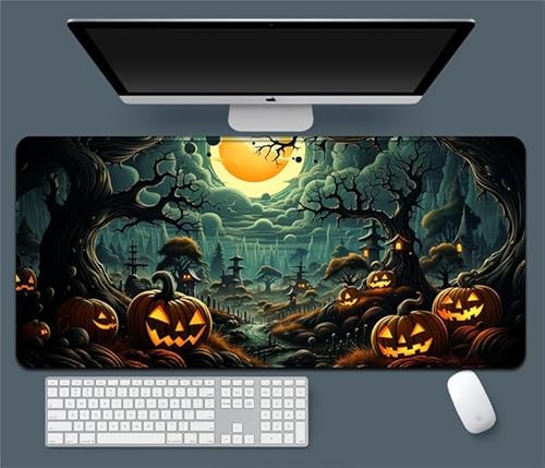 Halloween Haunted House Mauspad, 89,9 x 40,9 cm (4) von Hongfuzhih