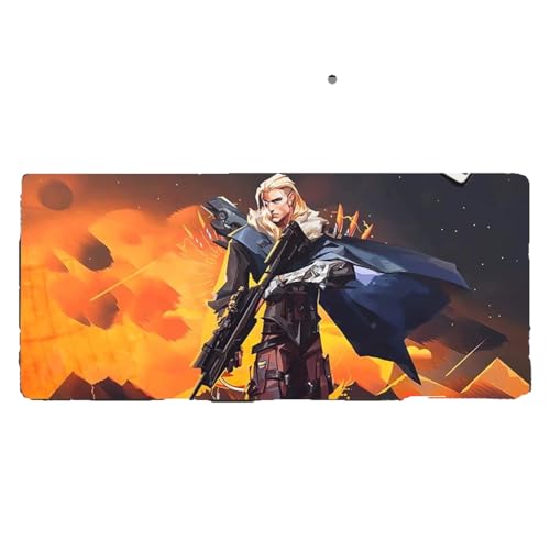 Hongfuzhih Valorant Gaming-Mauspad, groß, XXL, lang, erweitert, großes Mauspad, Tastatur, Mauspad, Schreibtischunterlage, Heimbüro, Dekoration, Zubehör für Computer, PC, Laptop Hongfuzhih Valorant Gaming-Mauspad, groß, XXL, lang, erweitert, großes Mauspad, Tastatur, Mauspad, Schreibtischunterlage, Heimbüro, Dekoration, Zubehör für Computer, PC, Laptop von Hongfuzhih