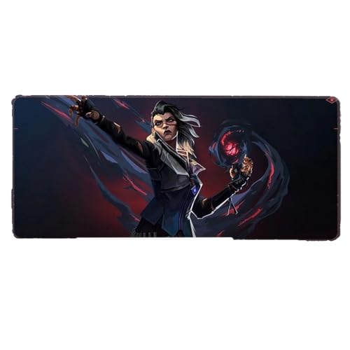 Hongfuzhih Valorant Gaming-Mauspad, groß, XXL, lang, erweitert, großes Mauspad, Tastatur, Mauspad, Schreibtischunterlage, Heimbüro, Dekoration, Zubehör für Computer, PC, Laptop Hongfuzhih Valorant Gaming-Mauspad, groß, XXL, lang, erweitert, großes Mauspad, Tastatur, Mauspad, Schreibtischunterlage, Heimbüro, Dekoration, Zubehör für Computer, PC, Laptop von Hongfuzhih