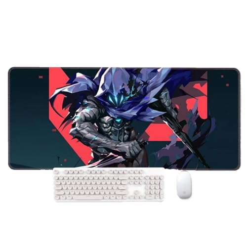 Hongfuzhih Valorant Gaming-Mauspad, groß, XXL, lang, erweitert, großes Mauspad, Tastatur-Mauspad, Schreibtischunterlage, Heimbüro-Dekoration, für Computer, PC, Laptop (V1) (omen4) von Hongfuzhih