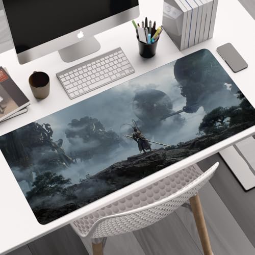 Mauspad Wasserdicht Professionelle XXL PC Schreibtischunterlage Tastatur Rutschfeste Gummiunterseite Mauspad Wu Kong (7) von Hongfuzhih
