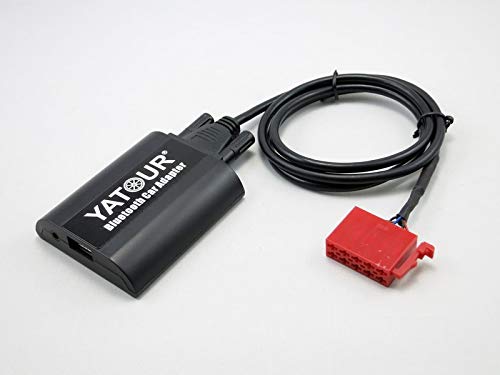 MB Auto-Bluetooth-h-Adapter, digitale Autoradio-Aux-Schnittstelle mit Ladegerät, 3,5 mm Musikeingangsanschluss, für alle Modelle 1994–1998, B C CL CLS E S SL SLK SLS Klasse W203 W209 W202(BTA-MB) von Hongruibo